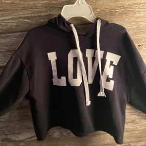 Long sleeve crop top